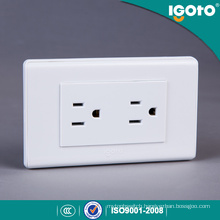 Twin Receptacle Wall Socket Outlet for Latin American Market